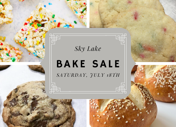 July 18th Bake Sale